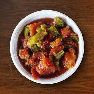 Okra and Tomatoes