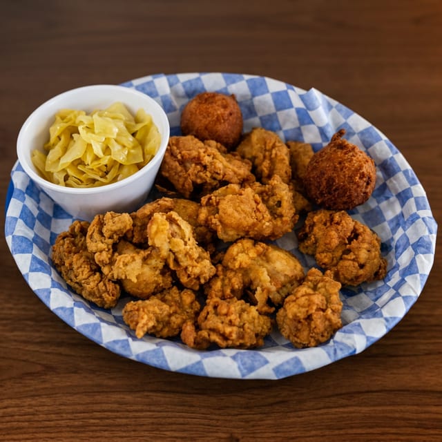 Fried Oysters - Pick Two.